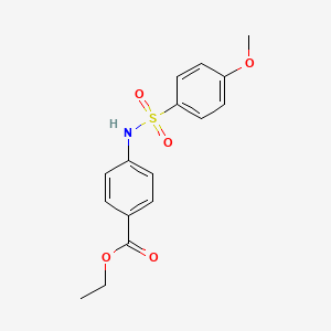 Ethyl 4-{[(4-methoxyphenyl)sulfonyl]amino}benzoate