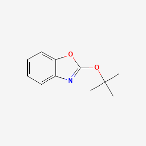 B3058365 Benzoxazole, 2-(1,1-dimethylethoxy)- CAS No. 89114-28-3