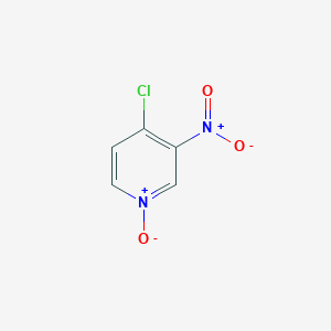 molecular formula C5H3ClN2O3 B3058372 4-Chloro-3-nitropyridine 1-oxide CAS No. 89167-37-3