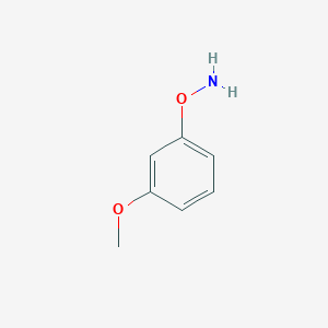 molecular formula C7H9NO2 B3058384 O-(3-Methoxyphenyl)hydroxylamine CAS No. 89232-58-6
