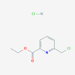 molecular formula C9H11Cl2NO2 B3058397 Ethyl 6-(chloromethyl)picolinate hydrochloride CAS No. 892664-08-3