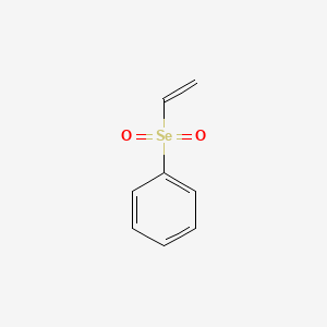 molecular formula C8H8O2Se B3058399 Benzene, (ethenylselenonyl)- CAS No. 89268-23-5