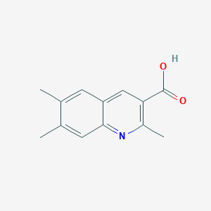 2,6,7-Trimethylquinoline-3-carboxylic acid