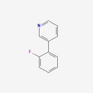 molecular formula C11H8FN B3058412 3-(2-Fluorophenyl)pyridine CAS No. 89346-49-6