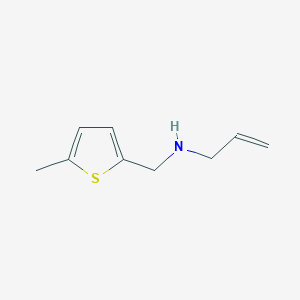 molecular formula C9H13NS B3058415 N-((5-Methylthiophen-2-yl)methyl)prop-2-en-1-amine CAS No. 893569-89-6