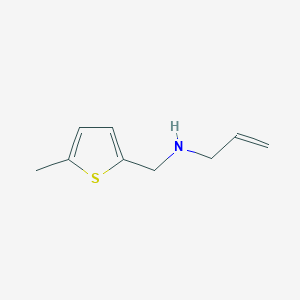 B3058415 N-[(5-methylthiophen-2-yl)methyl]prop-2-en-1-amine CAS No. 893569-89-6