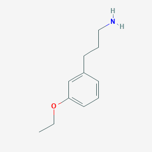 molecular formula C11H17NO B3058417 3-(3-Ethoxyphenyl)propan-1-amine CAS No. 893581-95-8