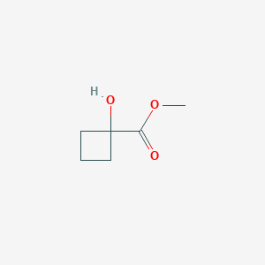 molecular formula C6H10O3 B3058442 Methyl 1-hydroxycyclobutanecarboxylate CAS No. 89489-58-7