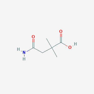 B3058449 4-Amino-2,2-dimethyl-4-oxobutanoic acid CAS No. 89531-67-9