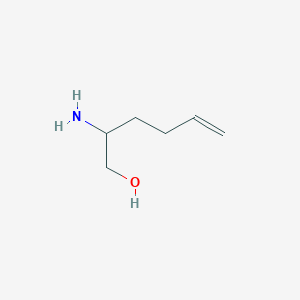 molecular formula C6H13NO B3058462 2-Aminohex-5-en-1-ol CAS No. 89584-04-3