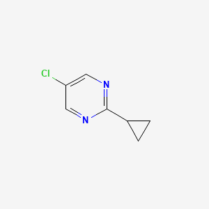 B3058474 5-Chloro-2-cyclopropylpyrimidine CAS No. 89622-78-6