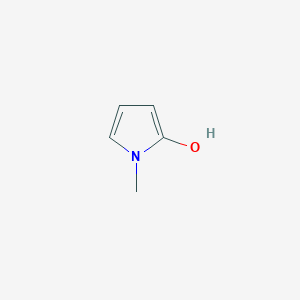 molecular formula C5H7NO B3058485 1-METHYLPYRROL-2-OL CAS No. 89686-40-8