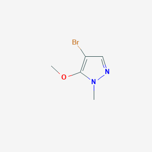 molecular formula C5H7BrN2O B3058489 4-bromo-5-methoxy-1-methyl-1H-pyrazole CAS No. 89717-68-0