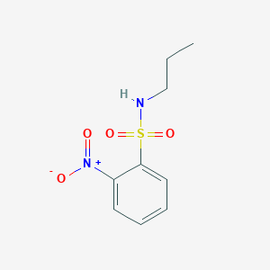 molecular formula C9H12N2O4S B3058505 2-nitro-N-propylbenzenesulfonamide CAS No. 89840-63-1