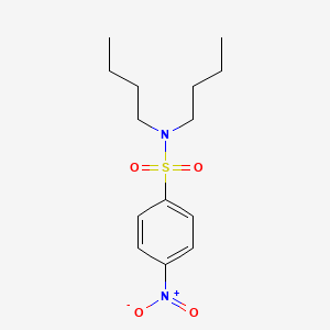 molecular formula C14H22N2O4S B3058507 N,N-dibutyl-4-nitrobenzenesulfonamide CAS No. 89840-85-7