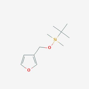 molecular formula C11H20O2Si B3058514 TERT-BUTYL(FURAN-3-YLMETHOXY)DIMETHYLSILANE CAS No. 89861-06-3