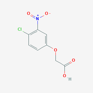 molecular formula C8H6ClNO5 B3058523 2-(4-chloro-3-nitrophenoxy)acetic acid CAS No. 89894-13-3
