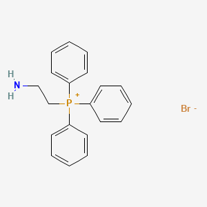 molecular formula C20H21BrNP B3058545 (2-Aminoethyl)triphenylphosphonium Bromide CAS No. 89996-00-9