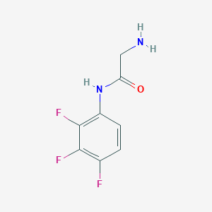 molecular formula C8H7F3N2O B3058556 2-amino-N-(2,3,4-trifluorophenyl)acetamide CAS No. 900640-59-7