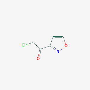 molecular formula C5H4ClNO2 B3058575 2-Chloro-1-(1,2-oxazol-3-yl)ethan-1-one CAS No. 90251-23-3