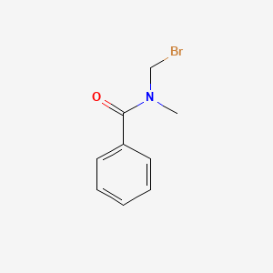 molecular formula C9H10BrNO B3058640 N-(Bromomethyl)-N-methylbenzamide CAS No. 90702-03-7