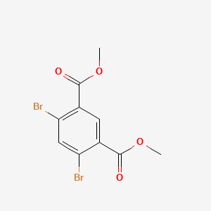 molecular formula C10H8Br2O4 B3058652 dimethyl 4,6-dibromoisophthalate CAS No. 90766-77-1