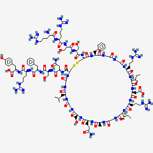 molecular formula C119H189N43O36S2 B3058675 Atrial natriuretic factor 26, rat CAS No. 90984-99-9