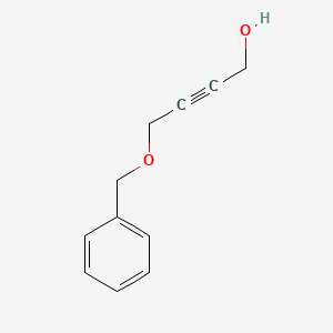 molecular formula C11H12O2 B3058688 4-(Benzyloxy)but-2-YN-1-OL CAS No. 91142-50-6
