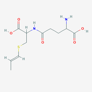 molecular formula C11H18N2O5S B3058696 gamma-l-glutamyl-S-(prop-1-enyl)cystein CAS No. 91216-96-5