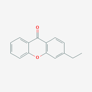 molecular formula C15H12O2 B3058737 3-Ethyl-9H-xanthen-9-one CAS No. 91483-11-3