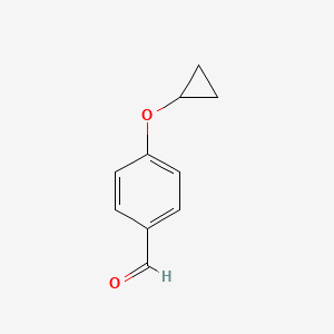 molecular formula C10H10O2 B3058740 4-Cyclopropoxybenzaldehyde CAS No. 915016-52-3
