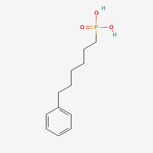 molecular formula C12H19O3P B3058744 (6-Phenylhexyl)phosphonic acid CAS No. 915376-53-3