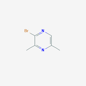 molecular formula C6H7BrN2 B3058770 2-Bromo-3,5-dimethylpyrazine CAS No. 91678-74-9