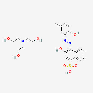 molecular formula C23H29N3O5S B3058773 Calmagite triethanolammonium salt CAS No. 91698-30-5