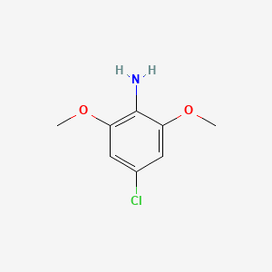 molecular formula C8H10ClNO2 B3058780 4-Chloro-2,6-dimethoxyaniline CAS No. 917868-10-1