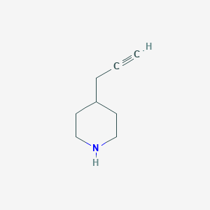 molecular formula C8H13N B3058794 4-(Prop-2-yn-1-yl)piperidine CAS No. 918870-55-0