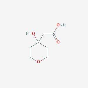 molecular formula C7H12O4 B3058827 2-(4-hydroxyoxan-4-yl)acetic acid CAS No. 920297-23-0