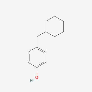 molecular formula C13H18O B3058829 4-(Cyclohexylmethyl)phenol CAS No. 92035-56-8