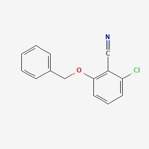 B3058847 2-Chloro-6-benzyloxybenzonitrile CAS No. 92161-40-5