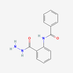 molecular formula C14H13N3O2 B3058850 N-(2-(Hydrazinecarbonyl)phenyl)benzamide CAS No. 92166-40-0