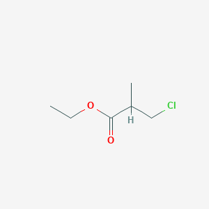 molecular formula C6H11ClO2 B3058854 Ethyl 3-chloro-2-methylpropanoate CAS No. 922-29-2