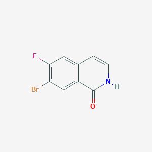 7-Bromo-6-fluoroisoquinolin-1(2H)-one