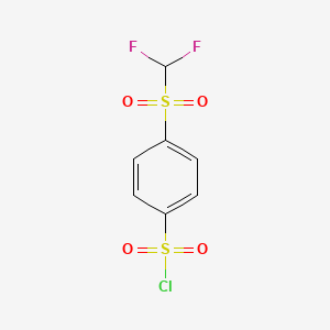 4-[(Difluoromethyl)sulfonyl]benzenesulfonyl chloride