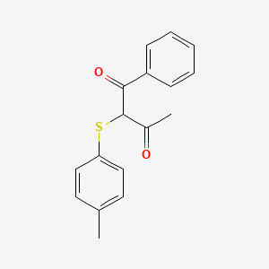 1,3-Butanedione, 2-[(4-methylphenyl)thio]-1-phenyl-