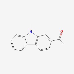 molecular formula C15H13NO B3058893 1-(9-methyl-9H-carbazol-2-yl)ethanone CAS No. 92552-42-6