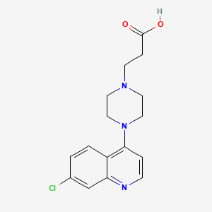 3-(4-(7-Chloroquinolin-4-yl)piperazin-1-yl)propanoic acid