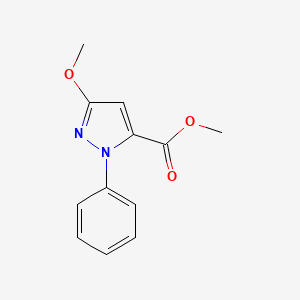 1H-Pyrazole-5-carboxylic acid, 3-methoxy-1-phenyl-, methyl ester