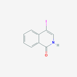 molecular formula C9H6INO B3058916 4-Iodoisoquinolin-1(2H)-one CAS No. 927801-74-9