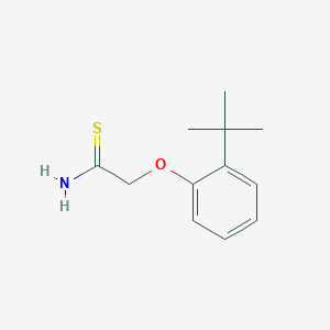 molecular formula C12H17NOS B3058919 2-(2-Tert-butylphenoxy)thioacetamide CAS No. 927982-63-6