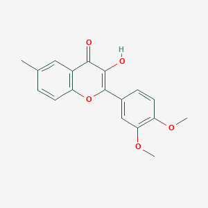 2-(3,4-Dimethoxyphenyl)-3-hydroxy-6-methylchromen-4-one
